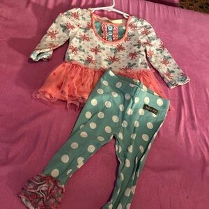 Matilda Jane Pink and Blue Kids Matching Set